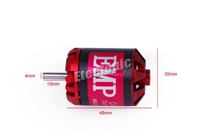 Outrunner C3548 KV1100 brushless motor EMP for airplane  