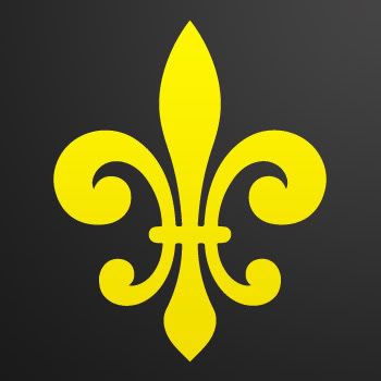 Vinyl Decal Sticker Fleur De lis religion symbol ZK6KR  