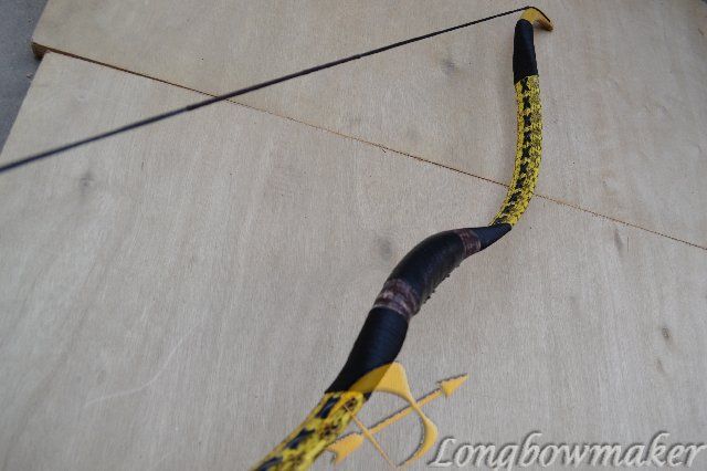 Archery Traditional hunting Longbow 20 60# Nice SnakeskinBow Recurve 