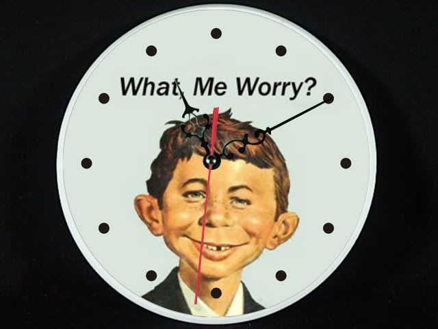 Clock 883 Alfred E Neuman Wall Clock New Cool NR  