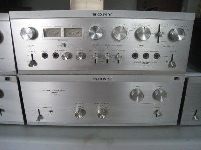Vintage Pioneer Speakers Sony TA 2000 TA 3120F ST 5000FW Preamp 