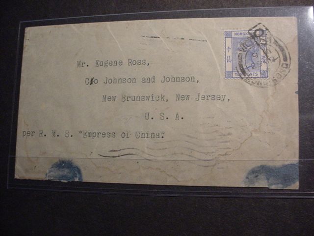 CHINA 1904 KIUNGCHOW IPO COMB COVER K9328  