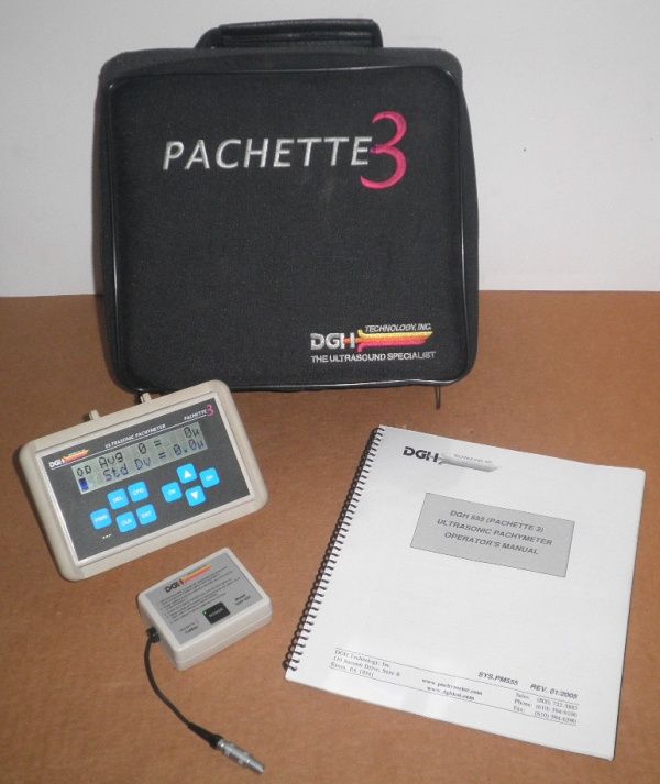 DGH 555 Pachette 3/Pachette3 Portable Ultrasonic Pachymeter  