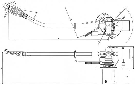 SME Series M2 12R tonearm, unused in box  