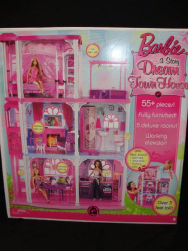 BARBIE Pink World Dream Townhouse 3 Story HOUSE NIB NEW  