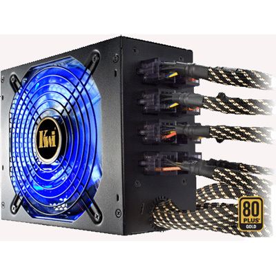   LZG 1000 1000W 80Plus Gold Gaming Blue LED Modular Power Supply  