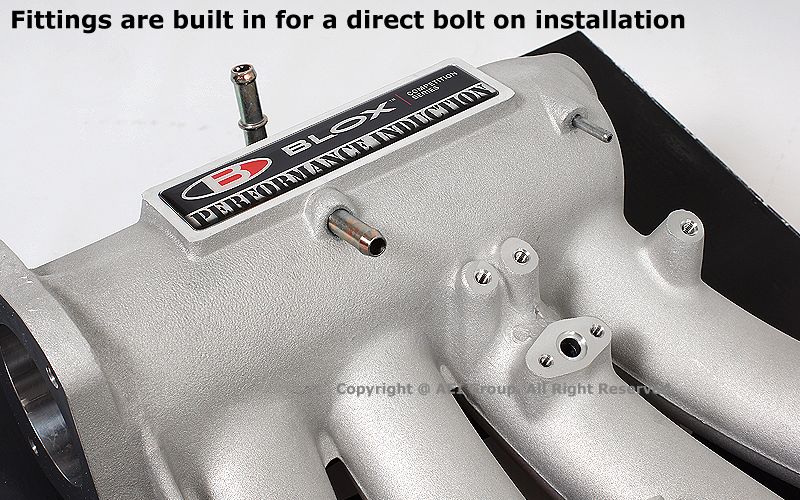 BLOX Racing Aluminum Power Intake Manifold Acura Integra DC2 GSR 94 01 