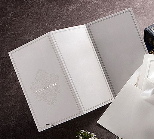 100Set Wedding Invitations Cards+Envelopes Silk Printing/QR10130 