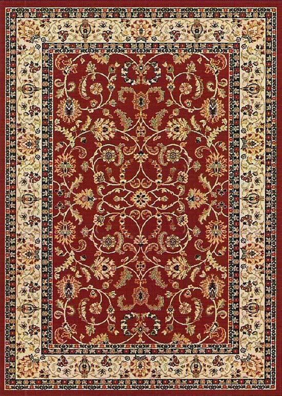 CLASSIC CLARET RED FLORAL TRADITIONAL 10x13 AREA RUG  