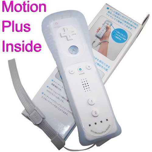 White OEM Motion Plus inside Remote Controller for NINTENDO WII with 