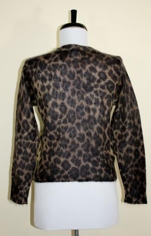 JCrew Mohair Cardigan in Leopard New $110 Camel Leopard S  