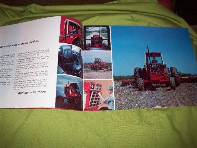 1976 International 1586 1486 1086 986 886 Tractor Brochure Hydro 186 