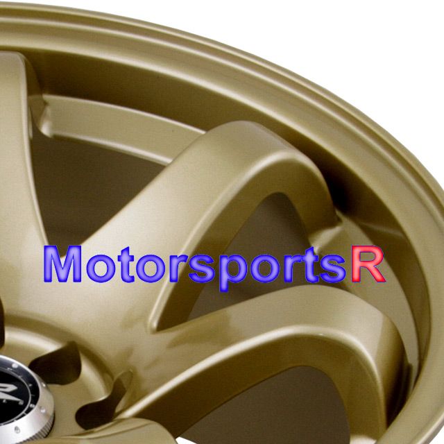 16 8 16x8 XXR 522 Gold Concave Rims Wheels Stance 4x100 90 95 00 05 