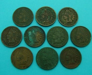 1883 1864 1886 1891 1893 1901 1902 1904 Penny Coin Lot  