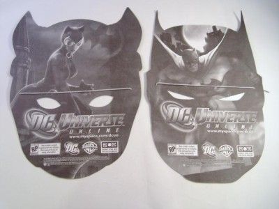 DC UNIVERSE BATMAN CAT WOMAN PROMO MASK SDCC COMIC CON JIM LEE  