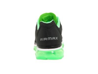 Nike Air Max + 2011 Womens BLACK/SUMMIT/WHITE NEO  Lime SHOE SIZE 7.5 