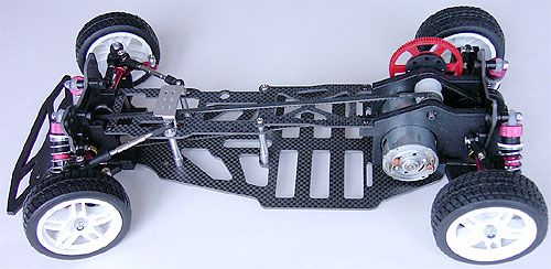 Xpress Junior Car Kit Carbon Chassis