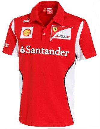 NEW PUMA FERRARI SF MENS TEAM POLO SHIRT 2012  