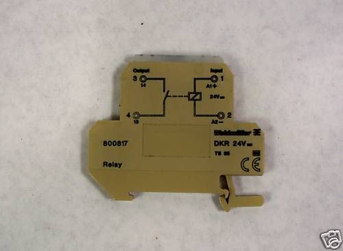 WEIDMULLER DKR 24V  800817  DKT 4/6 Series Relay WOW  