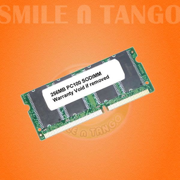 256MB PC100 144 PINS SDRAM NOTEBOOK SODIMM LAPTOP RAM  