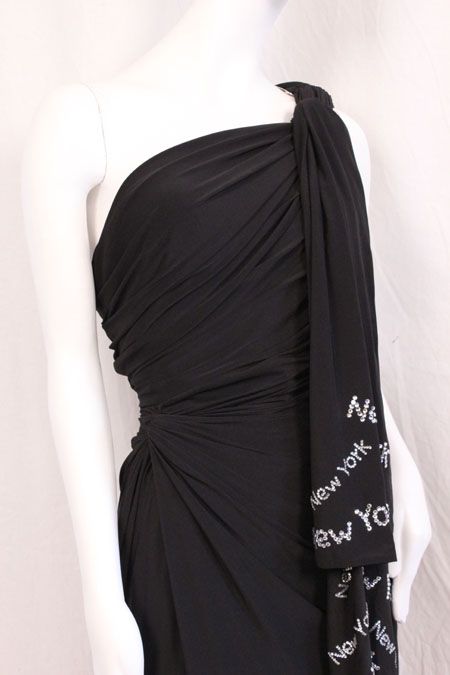 498 Tadashi Dress Gown New York USA 12 L #00089Q  