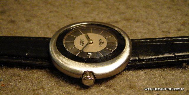   WATCH MEN´S MANUAL WIND CALENDAR PERFECT WORKING SERVICED NICE  