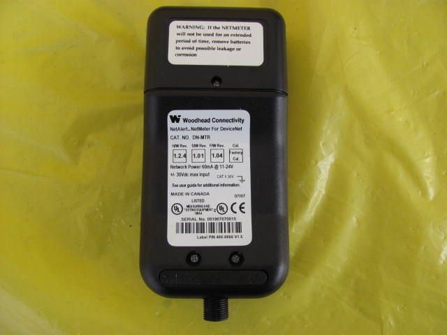 Woodhead Connectivity DN MTR DeviceNet Meter 0140 00124 New  