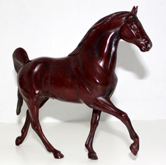 HARTLAND PLASTIC WOODGRAIN HORSE 1960s FIGURE  