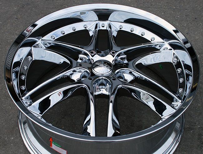 RVM 381 22 CHROME RIMS WHEELS CHEVROLET TRAILBLAZER  