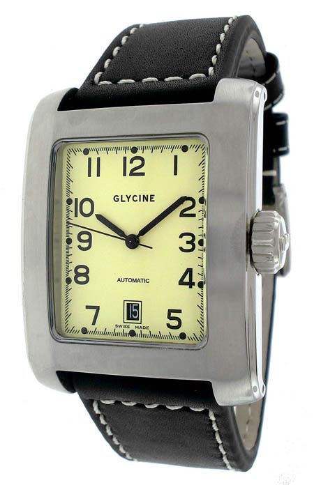 Glycine Rettangolo Automatic Men’s Watch 3816 15 LB9  