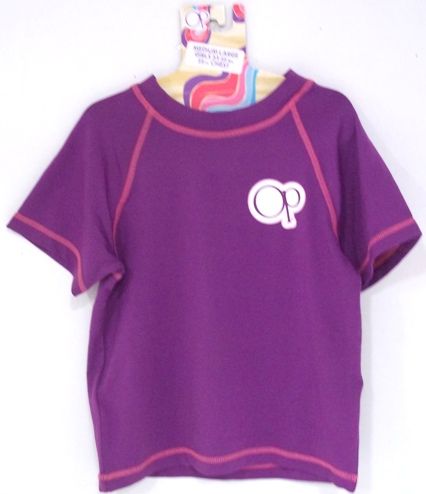 Op   Baby Girls Swim Rashguard Top, Size S M   New  