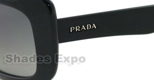 NEW PRADA SUNGLASSES SPR 23M BLACK SPR23M 1AB 3M1 AUTH  