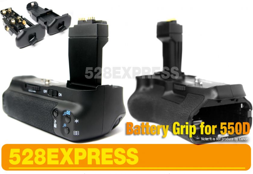 BATTERY GRIP FOR CANON Rebel T2i SLR BG E8 / EOS 550D  