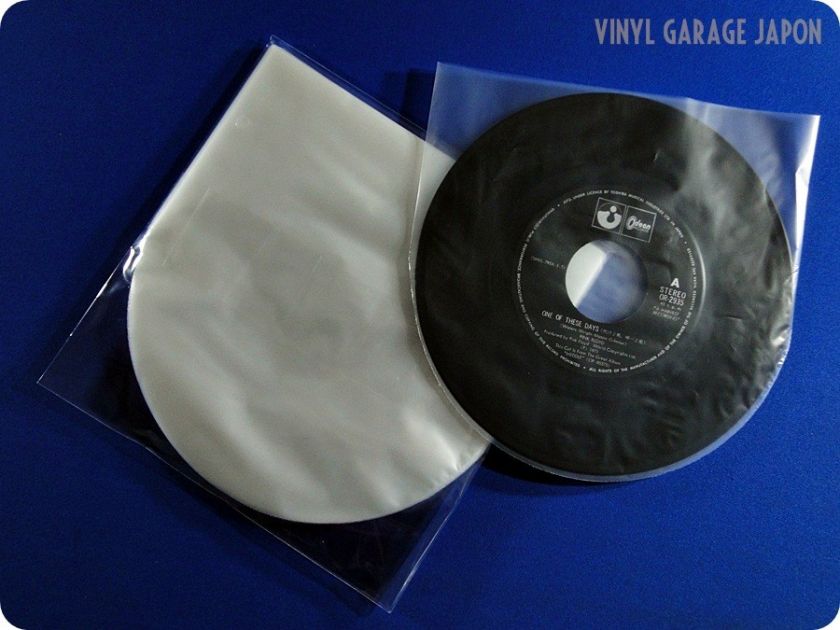 100 Plastic Record Inner Sleeves 7 EP Made in Japan  