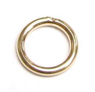 Gold Filled Soldered Closed 18 gauge GA Jump Ring 7mm  