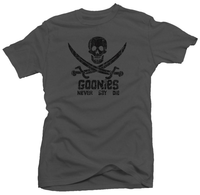 Goonies Never Say Die Chunk Retro 80s Movie T shirt  