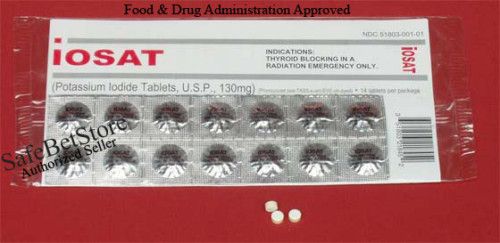 iOSAT Potassium Iodide Radiation Blocker Wholesale 50  