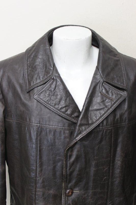 VINTAGE MENS 70S STARSKY & HUTCH LEATHER JACKET 42 L.  