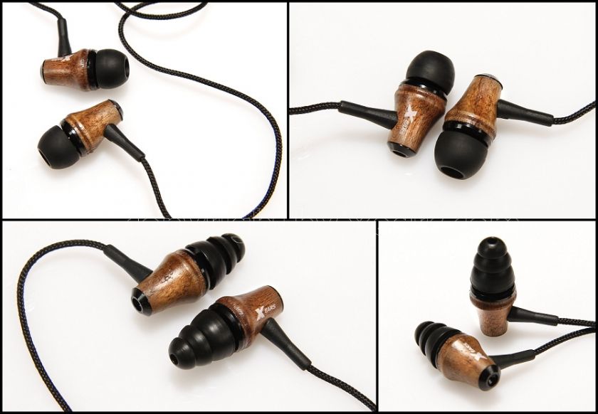 Xears® Experience XE200PRO Walnut Edition Highend In Ear Kopfhörer 