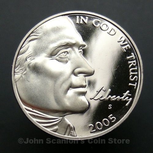 2005 S Jefferson Nickel American Bison   Gem Proof Deep Cameo