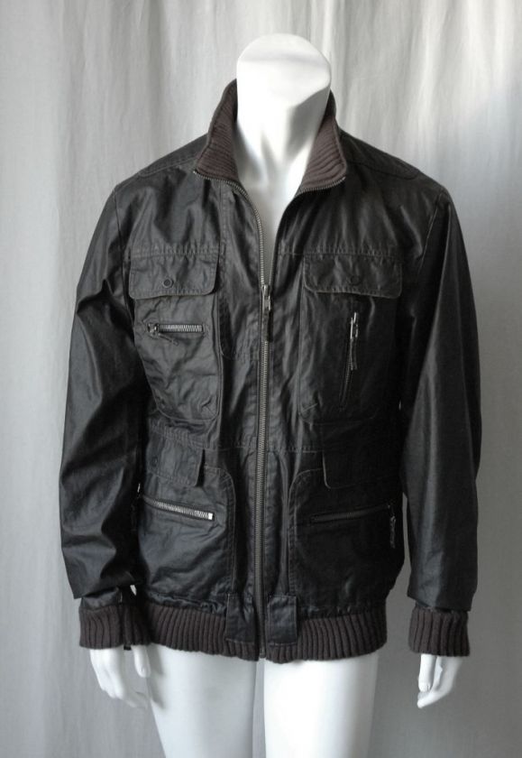 ORTHODOX Mens Waxed Cotton *MARQUEZ* Bomber Jacket XL  