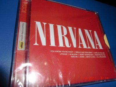 NIRVANA ICON GREATEST HITS CD (PHILIPPINE EDITION) NEW  