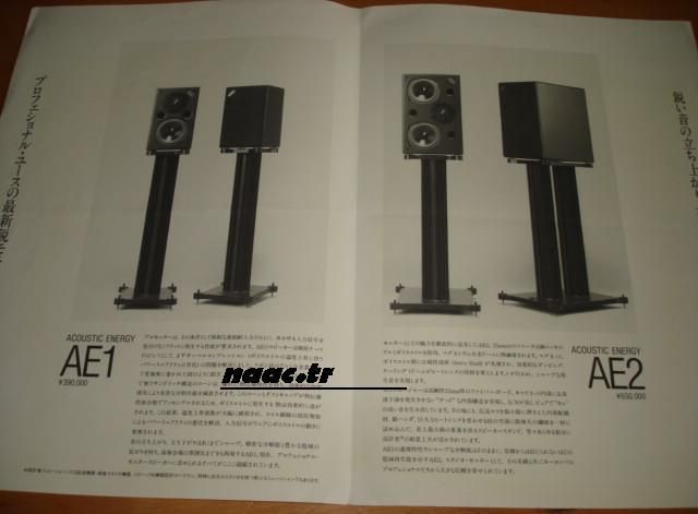 AE ACOUSTIC ENERGY AE2 AE1 SPEAKERS JAPAN BROCHURE  