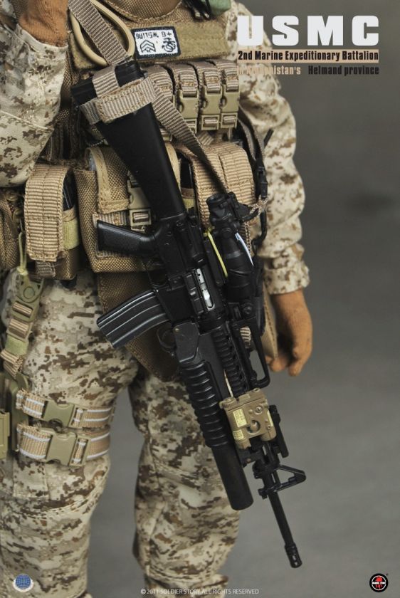 USMC 2nd MEB in Afghanistans Helmand Province Figure by Soldier 