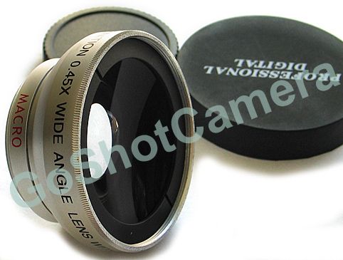 WIDE ANGLE LENS 43mm for Canon VIXIA HV40  