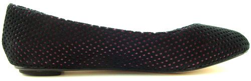 DOLCE VITA NICOLETTE Black Suede Womens Shoes Flats 10  