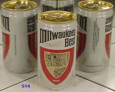 MILWAUKEES BEST BEER A/A CAN A GETTLEMAN MILWAUKEE S14  