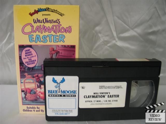 Claymation Easter VHS Will Vinton 012232744836  