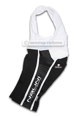 NALINI CORNIOLA BIB SHORTS  BLACK/WHITE XL/5  