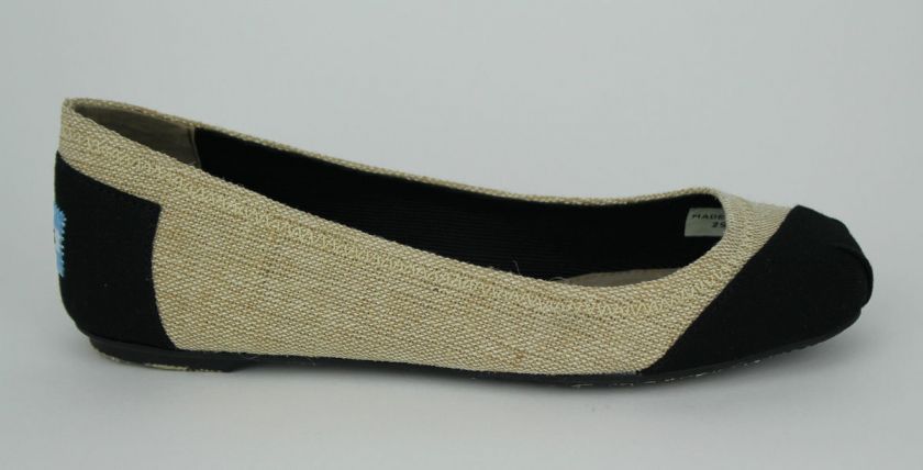 TOMS Ballet Flat Burlap Alessandra  